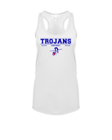 Andover HS  Football Border - Womens Tank Top