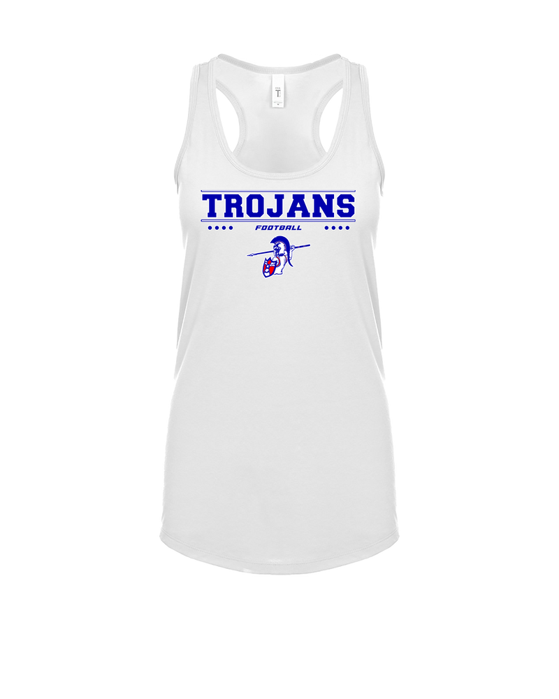 Andover HS  Football Border - Womens Tank Top