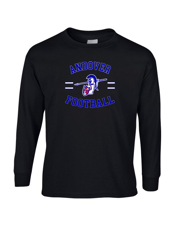 Andover HS  Football Curve - Mens Basic Cotton Long Sleeve