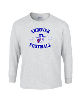 Andover HS  Football Curve - Mens Basic Cotton Long Sleeve