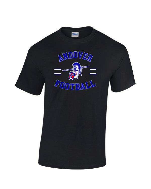 Andover HS  Football Curve - Cotton T-Shirt