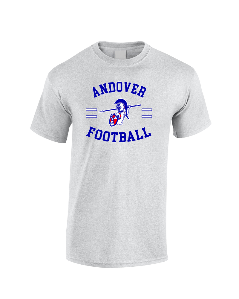 Andover HS  Football Curve - Cotton T-Shirt