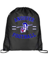 Andover HS  Football Curve - Drawstring Bag
