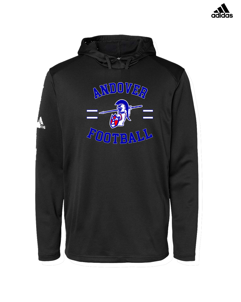 Andover HS  Football Curve - Adidas Men's Hooded Sweatshirt