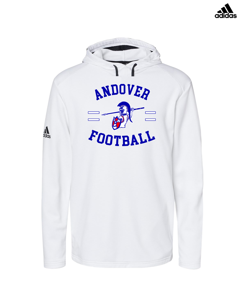 Andover HS  Football Curve - Adidas Men's Hooded Sweatshirt