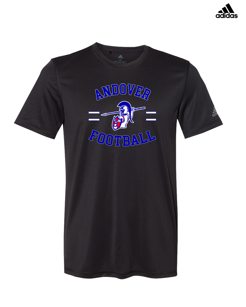Andover HS  Football Curve - Adidas Men's Performance Shirt