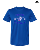 Andover HS  Football Curve - Adidas Men's Performance Shirt