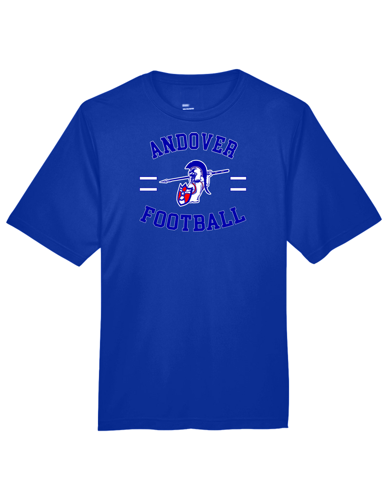 Andover HS  Football Curve - Performance T-Shirt