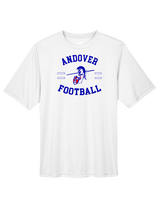 Andover HS  Football Curve - Performance T-Shirt