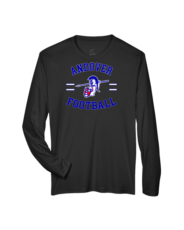 Andover HS  Football Curve - Performance Long Sleeve