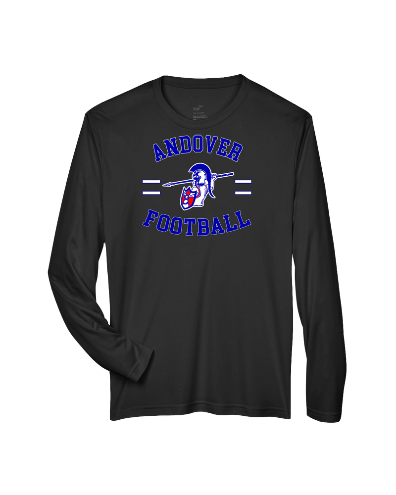 Andover HS  Football Curve - Performance Long Sleeve