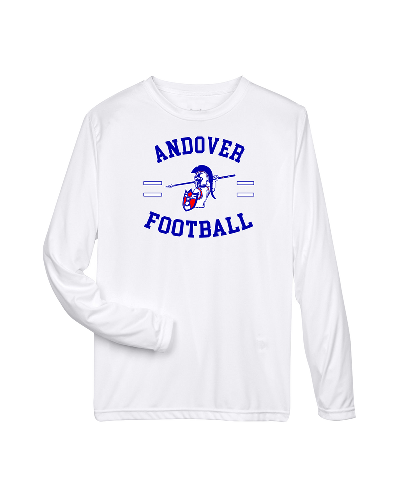 Andover HS  Football Curve - Performance Long Sleeve