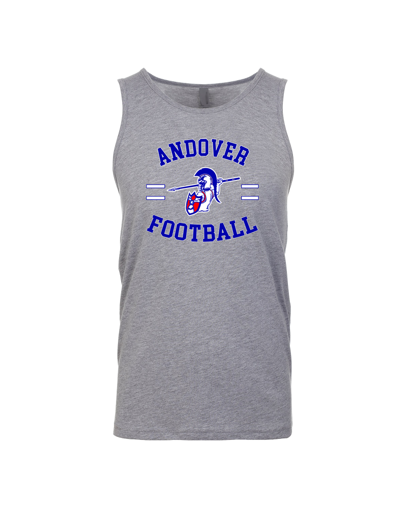 Andover HS  Football Curve - Mens Tank Top