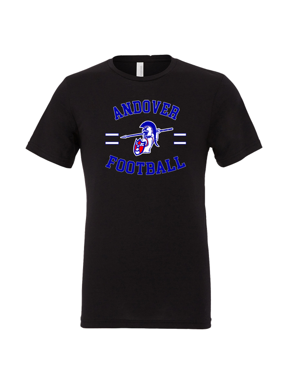 Andover HS  Football Curve - Mens Tri Blend Shirt