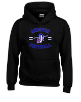 Andover HS  Football Curve - Cotton Hoodie
