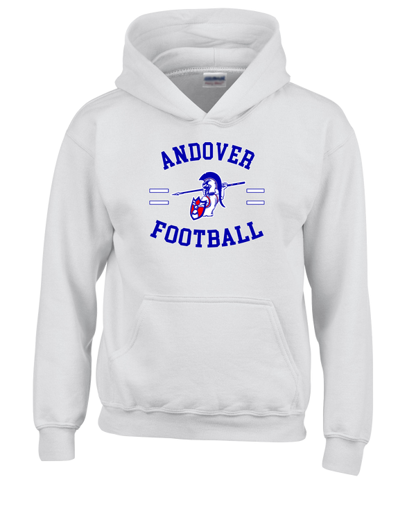 Andover HS  Football Curve - Cotton Hoodie