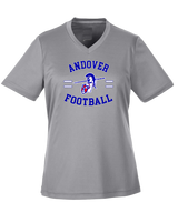Andover HS  Football Curve - Womens Performance Shirt