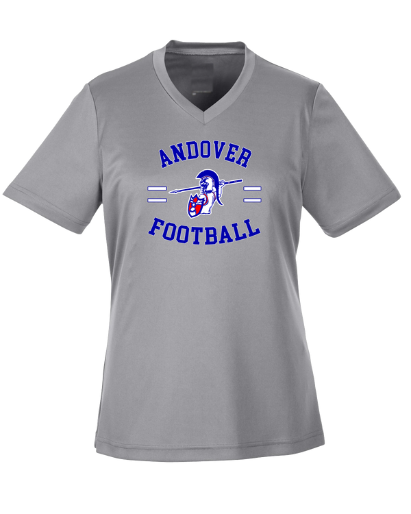 Andover HS  Football Curve - Womens Performance Shirt