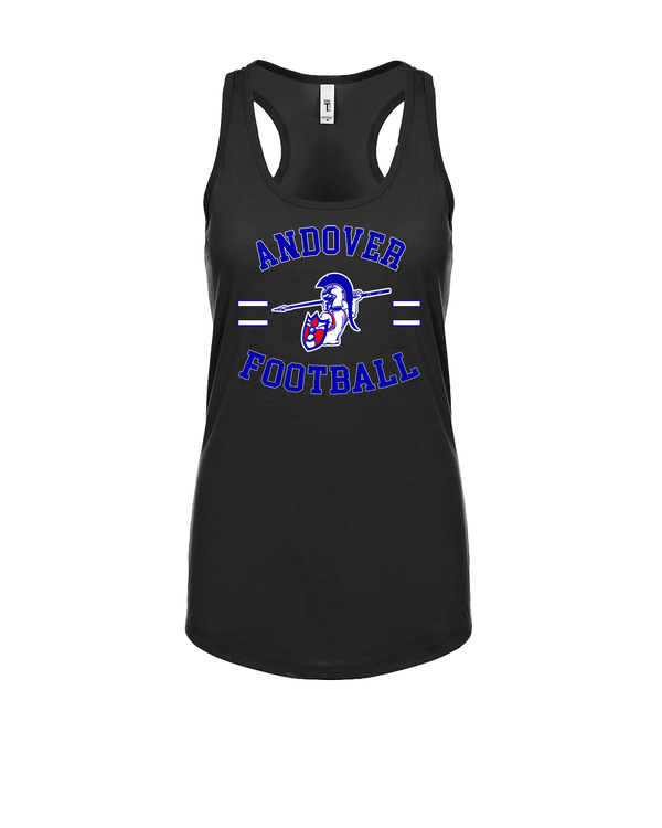Andover HS  Football Curve - Womens Tank Top