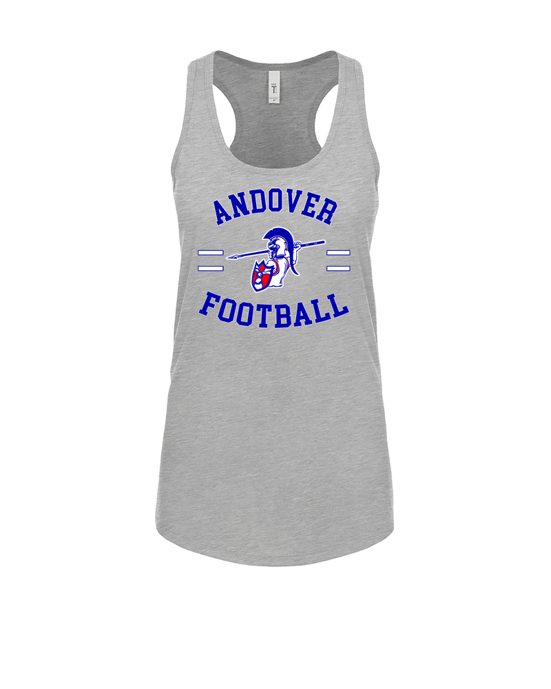 Andover HS  Football Curve - Womens Tank Top