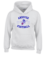 Andover HS  Football Curve - Youth Hoodie