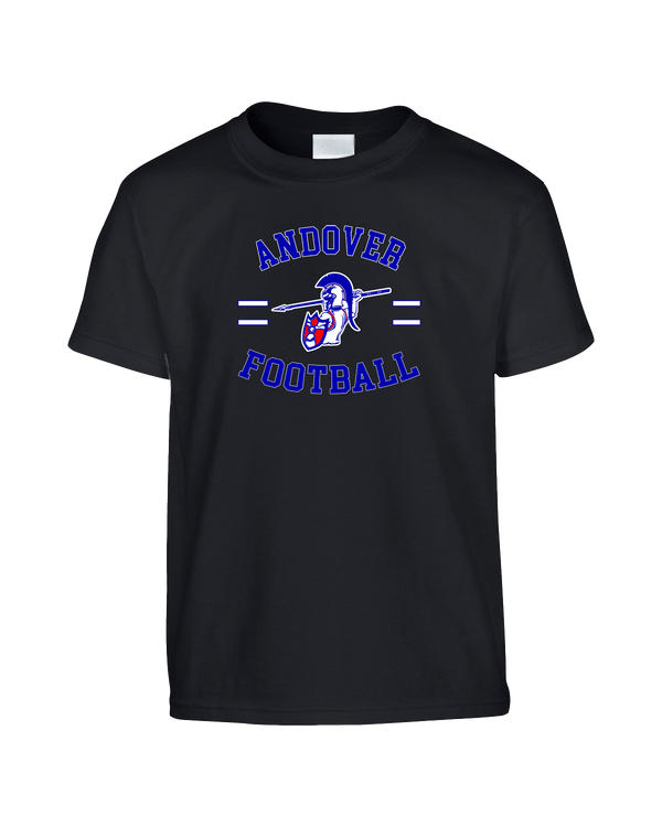 Andover HS  Football Curve - Youth T-Shirt