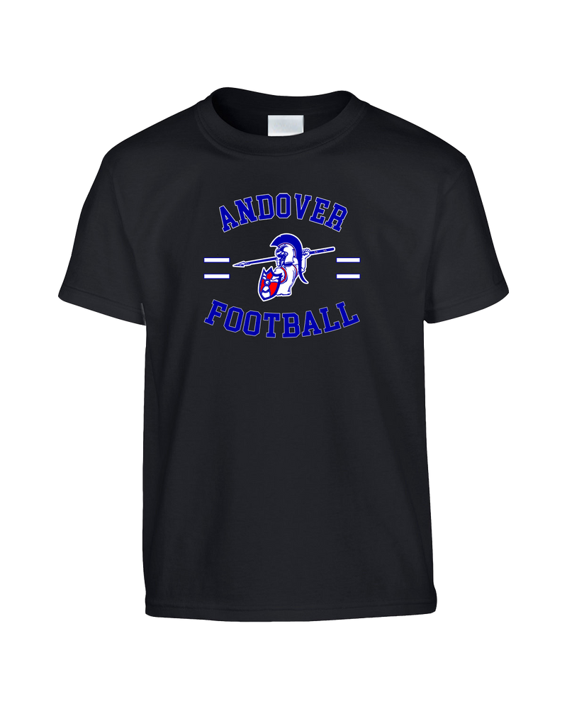 Andover HS  Football Curve - Youth T-Shirt