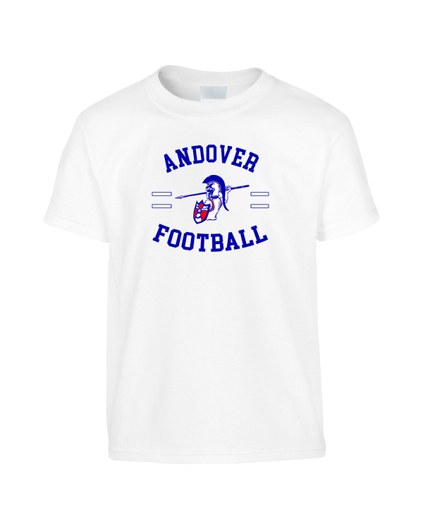 Andover HS  Football Curve - Youth T-Shirt
