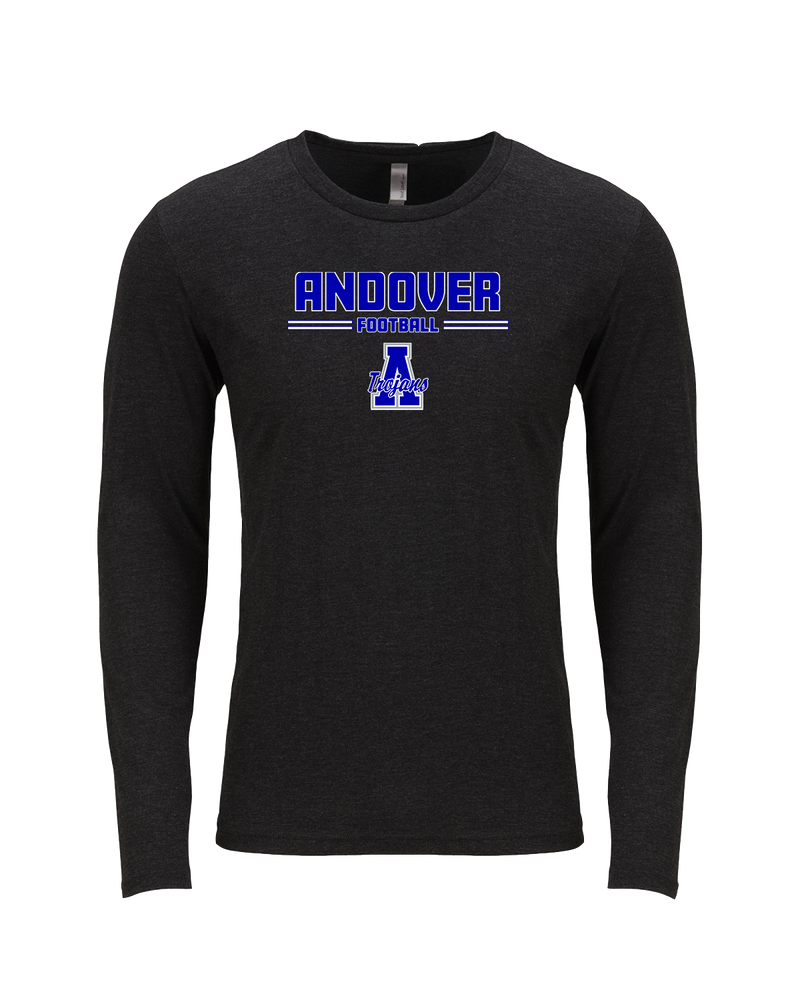 Andover HS  Football Keen - Tri Blend Long Sleeve