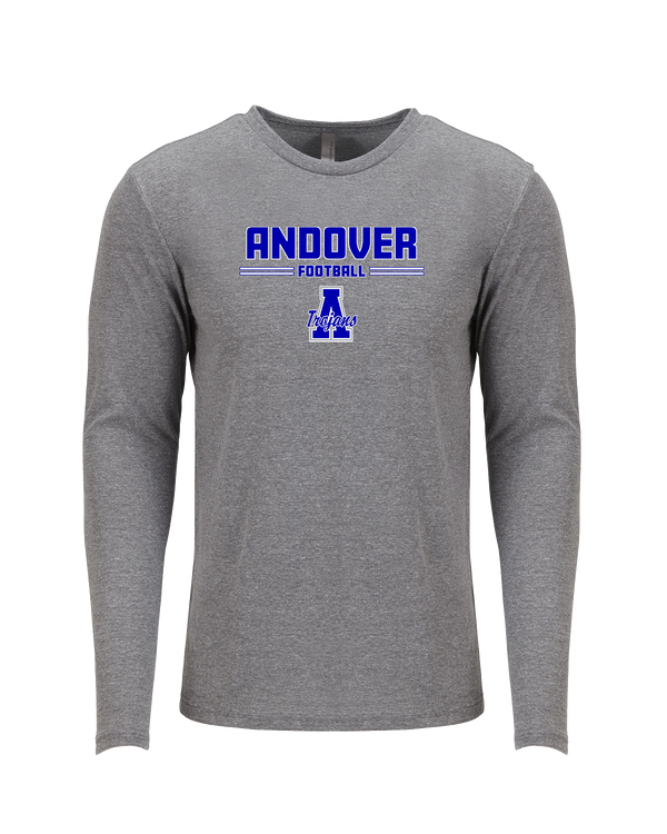 Andover HS  Football Keen - Tri Blend Long Sleeve