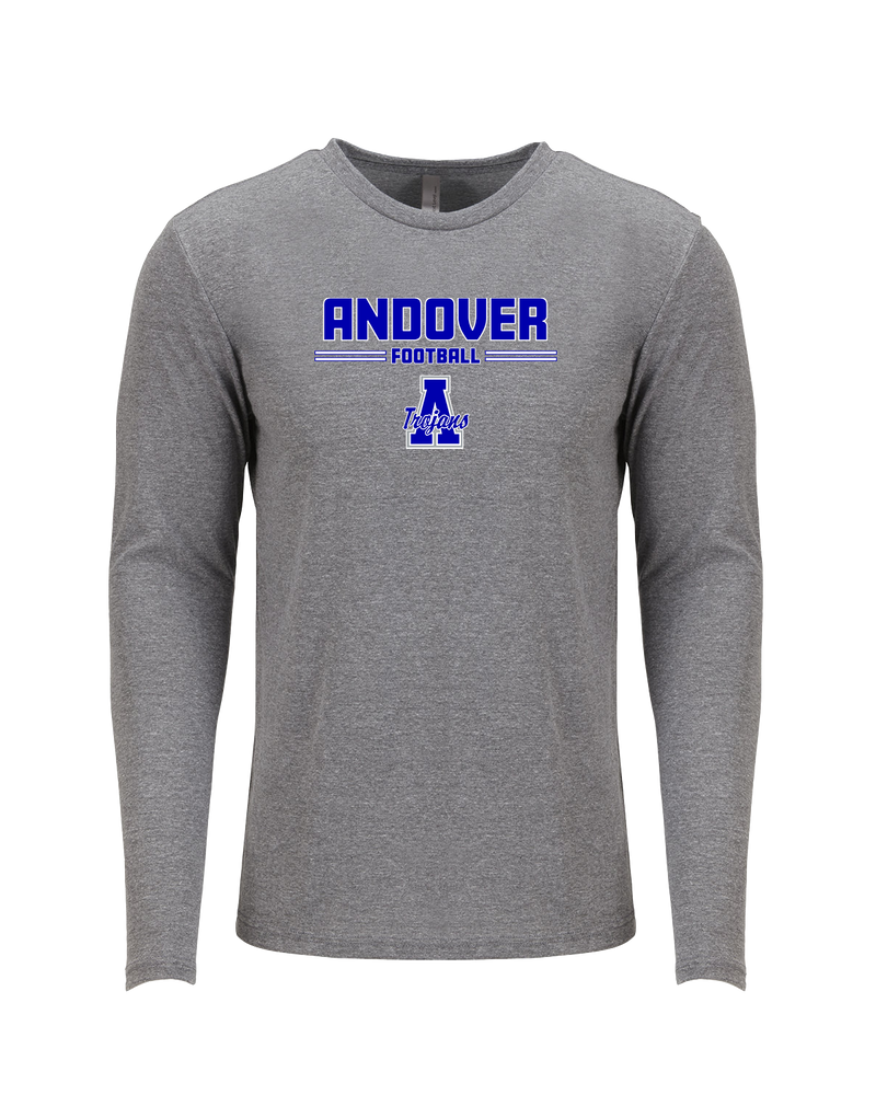 Andover HS  Football Keen - Tri Blend Long Sleeve