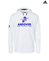 Andover HS  Football Stacked - Adidas Men's Hooded Sweatshirt