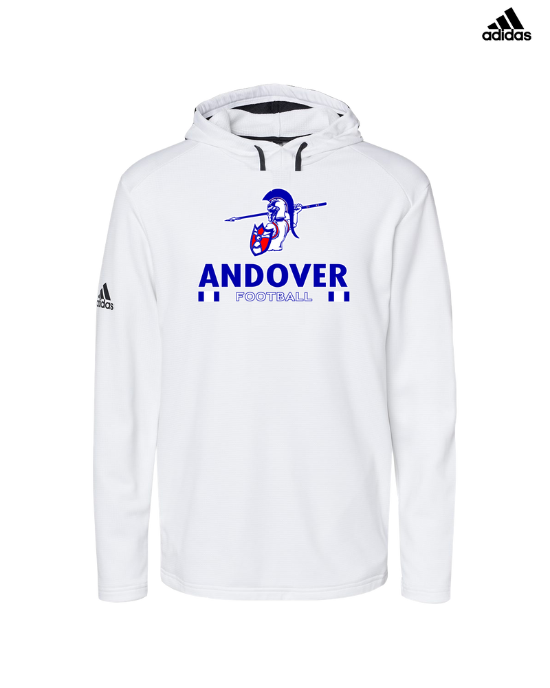 Andover HS  Football Stacked - Adidas Men's Hooded Sweatshirt