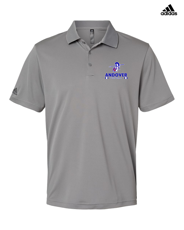 Andover HS  Football Stacked - Adidas Men's Performance Polo