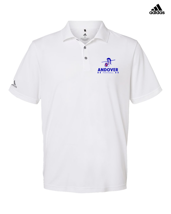 Andover HS  Football Stacked - Adidas Men's Performance Polo