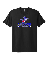 Andover HS  Football Stacked - Select Cotton T-Shirt