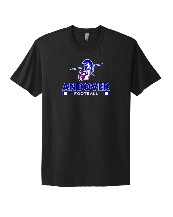 Andover HS  Football Stacked - Select Cotton T-Shirt