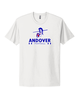 Andover HS  Football Stacked - Select Cotton T-Shirt