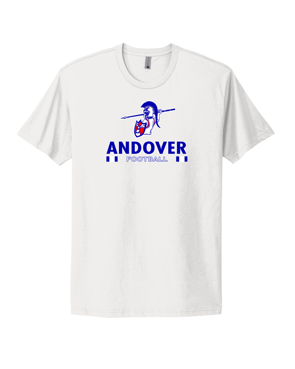 Andover HS  Football Stacked - Select Cotton T-Shirt