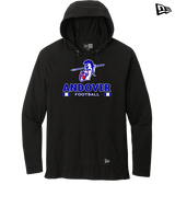 Andover HS  Football Stacked - New Era Tri Blend Hoodie
