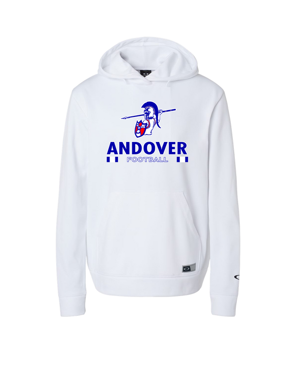 Andover HS  Football Stacked - Oakley Hydrolix Hooded Sweatshirt