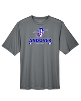 Andover HS  Football Stacked - Performance T-Shirt