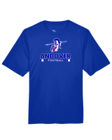 Andover HS  Football Stacked - Performance T-Shirt