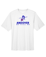 Andover HS  Football Stacked - Performance T-Shirt