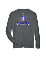 Andover HS  Football Stacked - Performance Long Sleeve