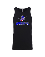 Andover HS  Football Stacked - Mens Tank Top