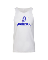 Andover HS  Football Stacked - Mens Tank Top