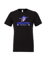 Andover HS  Football Stacked - Mens Tri Blend Shirt