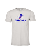 Andover HS  Football Stacked - Mens Tri Blend Shirt