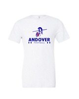 Andover HS  Football Stacked - Mens Tri Blend Shirt